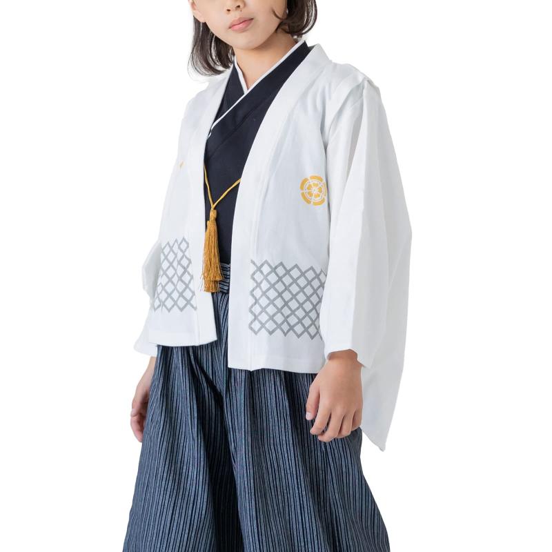 樂天商城 - [Puff 2 Kids] ベビー キッズ 子供服 袴風 男の子 フォーマル 3点 セット 90 95 100 110 120 130cm