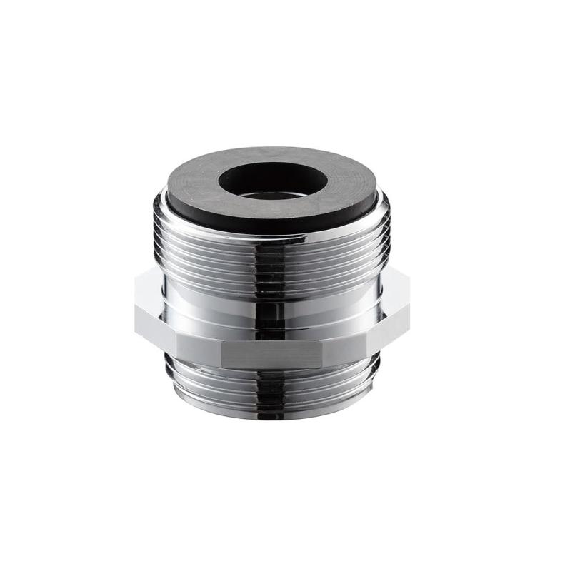 SANEI(サンエイ) 泡沫アダプター 内ネジをM22x1.25のオネジに変換 泡沫器やシャワー 浄水器などの取付に シルバー 20 x 70 x 115 mm PT35-5