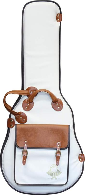 Gig Bag（ギグバッグ） SZ-G／IVORY エレキギター用（アイボリー）内寸（cm）：全長104、ボディ：上幅34・下幅43.5両肩で背負えるダブルストラップ厚みのあるクッションと柔らかな内装生地で楽器を保護