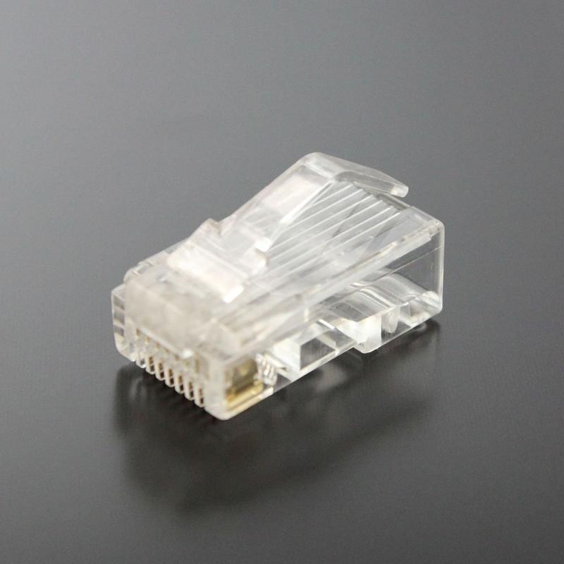 Rakuten - タローズTARO'S LANケーブル用RJ45プラグ/コネクタ CAT5e 単線/撚り線共用 50μ アーチラッチ
