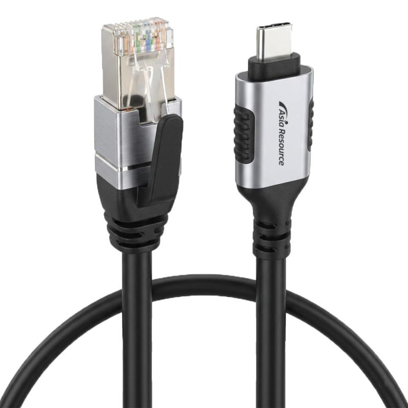 樂天商城 - LCZ001親＿【6ヶ月間付き】Type-C to LAN 有線LANケーブル 通信ケーブル 1Gbps対応 高速 タイプC RoHS準拠 アルミシェル パソコン タブレット対応 RJ45