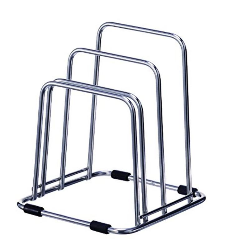 アスベル ステンレスまな板スタンド 「Nポゼ」 2605サイズ:11.2×12.4×13.8cm本体重量:約178g材質:本体/ステンレス鋼、脚ゴム/塩化ビニル樹脂原産国:中国