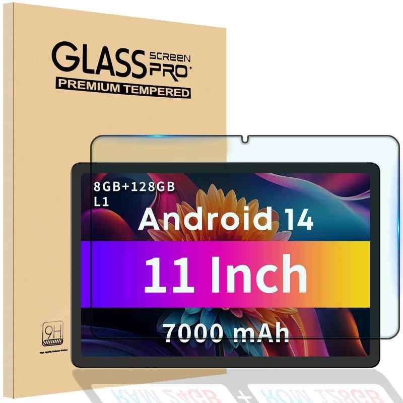 For ALLDOCUBE iPlay 70E ガラスフィルム 指紋防止 保護フィルム 耐衝撃 【1枚入り】11 インチタブレット強化ガラスフィルム 硬度9H 高透過率 高感度タッチ液晶保護 撥水撥油 自動吸着 気泡防止 Shel