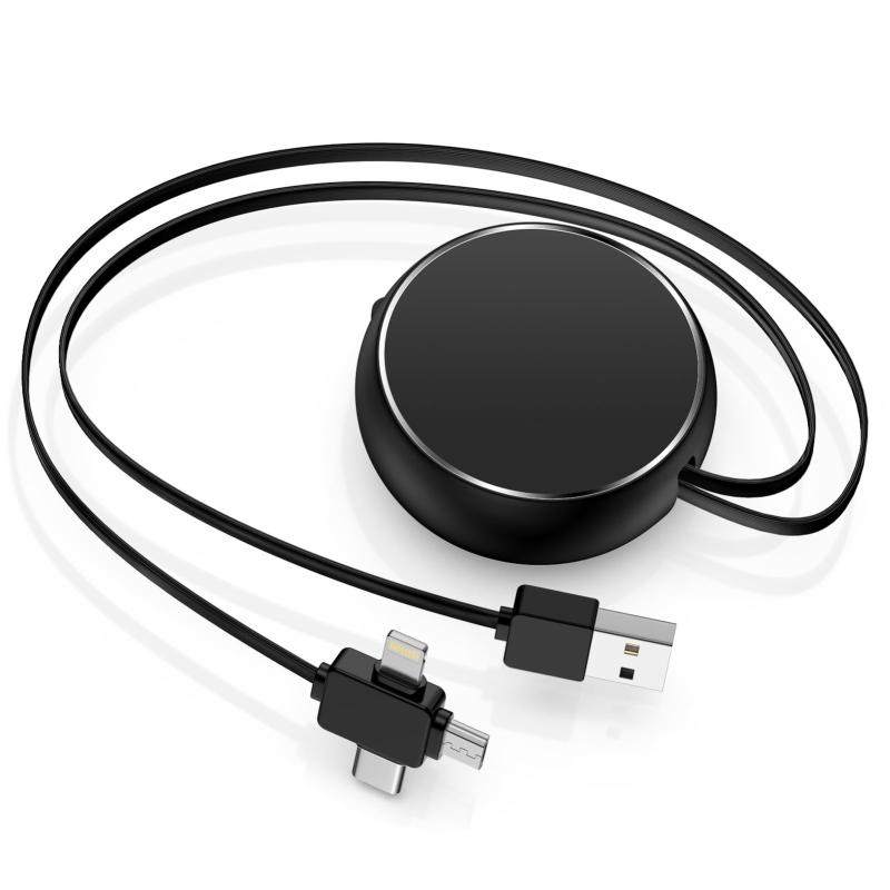 充電ケーブル 2in1 usb-c lightning 最大5.4A QC3.0急速充電 2台同時充電コード iPhone 充電 &タイプc ケーブル