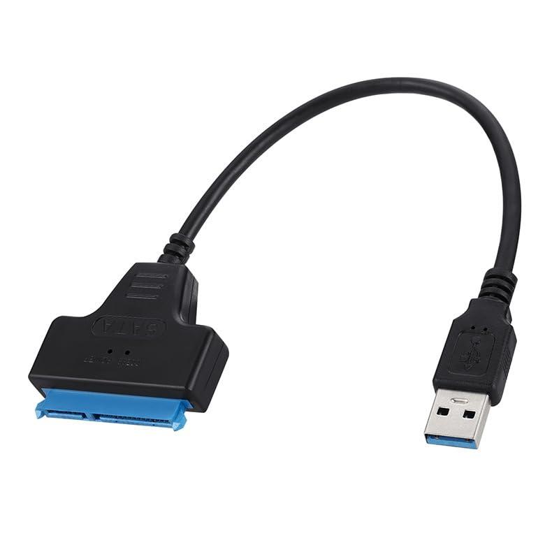 SHARP - SATA-USB 変換ケーブル 2.5インチ SSD/HDD用 SATAケーブル 5Gbps 高速 SATA3 コンバーター USB3.0 2TB SSD/HDD 外付け 変換 コネクタ ハードディスク ポータブル
