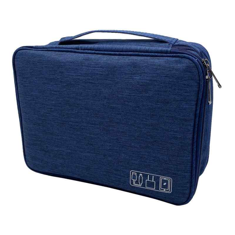 ENN LLC ガジェットポーチ ケーブルボックス 収納 3層 大容量 防水 旅行 pc周辺機器