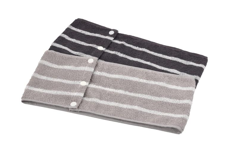 Kosugizen スリムフェイスタオル くるくるタオル ボタンで止めてくるくる回せる 便利なサイズ 2枚セット