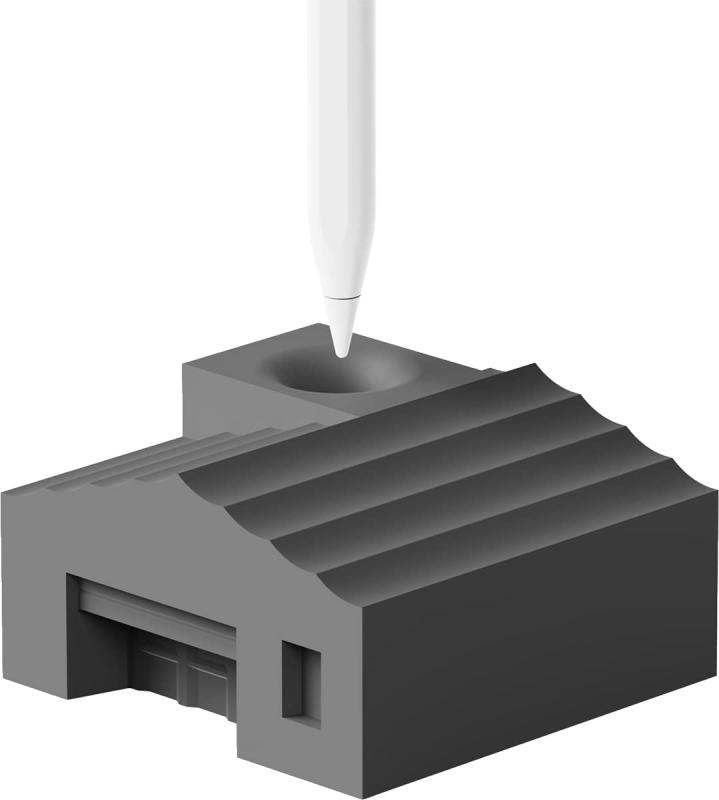 【elago】 Apple Pencil 第2世代 / 第1世代 対応 スタンド ホルダー シリコン シンプル マグネット 付 横置き 可能 ApplePencil ペンスタンド 傷防止 ペン先 保護 ケーブル 収納 シリコンスタンド [ ア