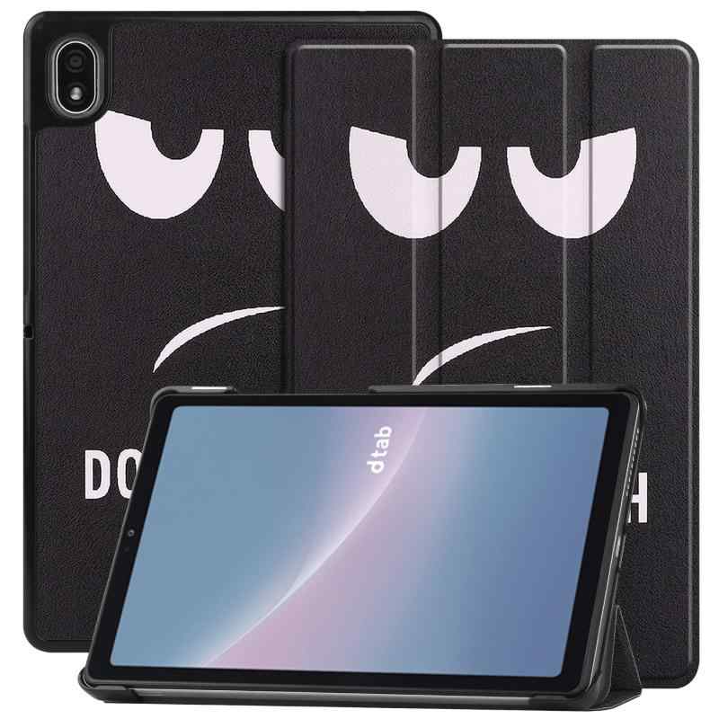 NTT Docomo dtab D-52C ケース [Gosento] 2022新型 軽量 薄型 三つ折スタンドケース PUレザー NTT Docomo dtab D-52C カバー