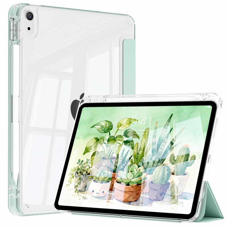 zoyu iPad A16 ケース11世代 (11インチ 2025) / 10世代 (10.9インチ 2022) アクリル 透明バックカバー