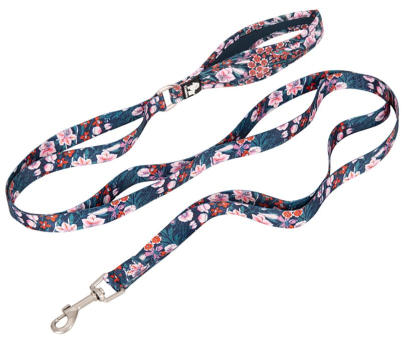 cocomall 六箇所持ちハンドル犬用リード 小型、中型、大型犬用 訓練用 ロングリード ペット用品 3M反射材料 ナイロン製 通気性 調節可能 メッシュペット