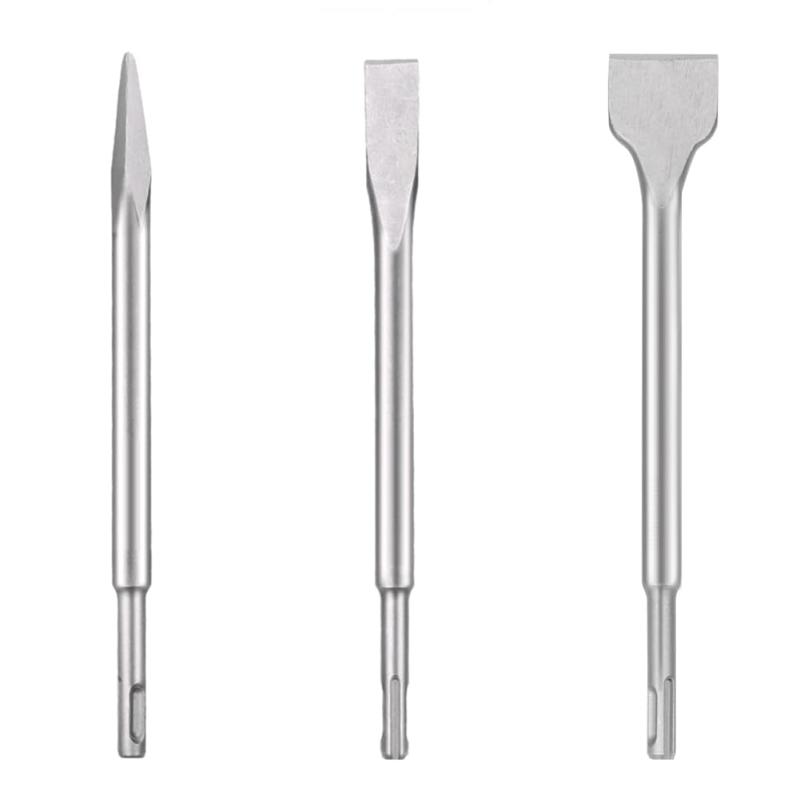 電動ハンマー用 チゼル 3点セット SDS ドリル SDSプラス ビット チゼル SDS プラス シャンク ドリル SD..