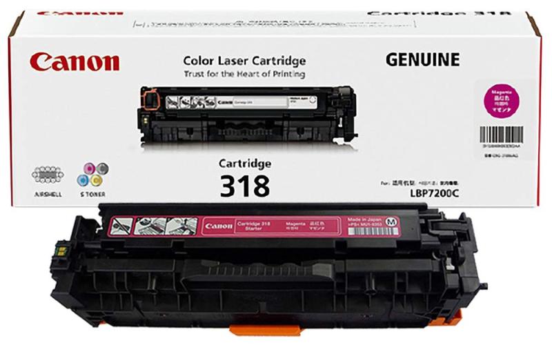 【純正品】 Canon キャノン インクカートリッジ/トナーカートリッジ 【318 M マゼンタ】
