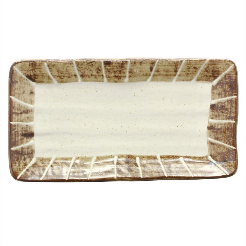 美濃焼 皿 長方形 焼物皿 電子レンジ 食洗機対応 日本製