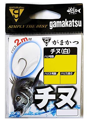乐天商城 - がまかつ(Gamakatsu) 糸付 チヌ(白) 2m 3号-ハリス1.5. 11990-3-1.5-07