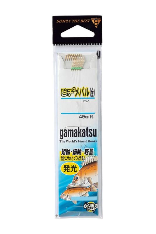 Rakuten - がまかつ(Gamakatsu) 糸付 ピチピチメバル(金)発光 10号-ハリス1.5. 11080-10-1.5-07