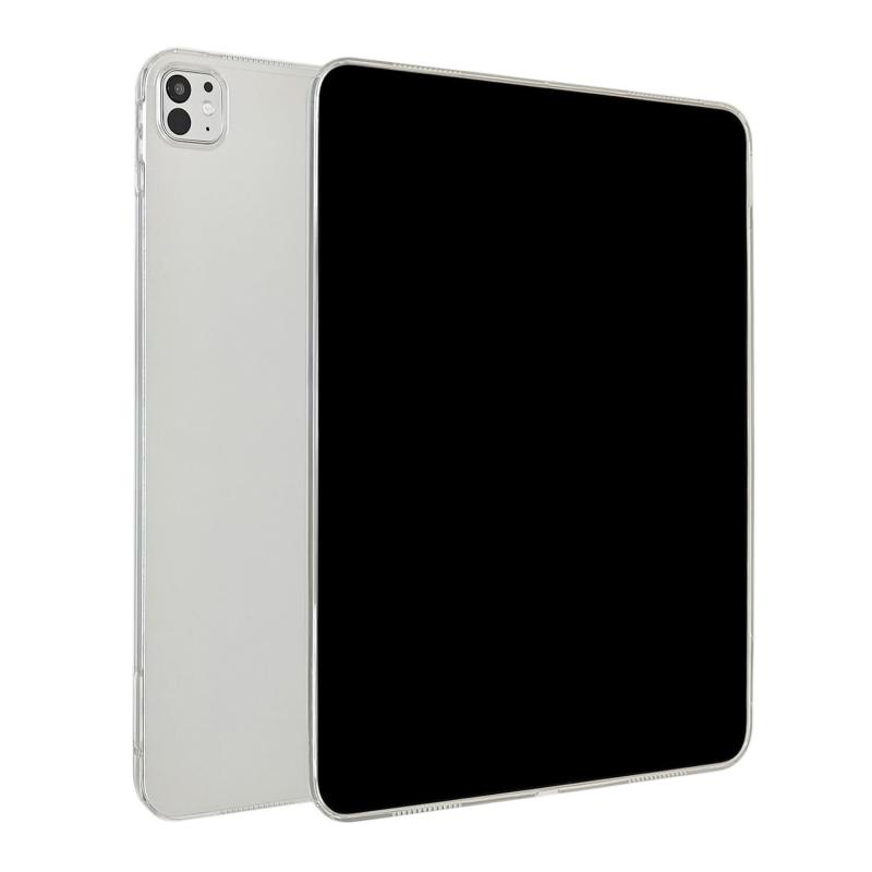 Ryo YXL タブレットケース 対応 iPad Pro 12.9 第6世代 2022 第5世代 2021 第4世代 2020 12.9 インチ 用 ケース 透明 極薄軽量型 TPU製 ソフト 耐衝撃 アイパッド プロ 12.9 保護 カバー