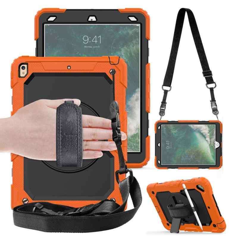 「内蔵スクリーンプロテクター」Doo iPad Air3 ケース iPad Pro 10.5 ショルダーケース 10.5インチ Air 第3世代対応 耐衝撃 カバー ペン収納付き 360°回転キックスタンド 手持ちバンド ショルダー 落