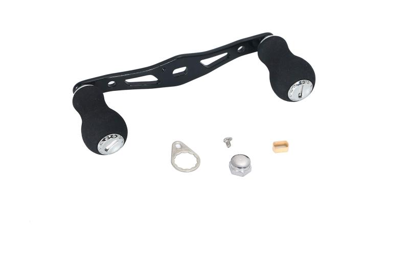 VILTAGE カスタムハンドル ベイトリールハンドル オフセット シマノ変換スペーサー付属 付属品込み ダイワ アブ