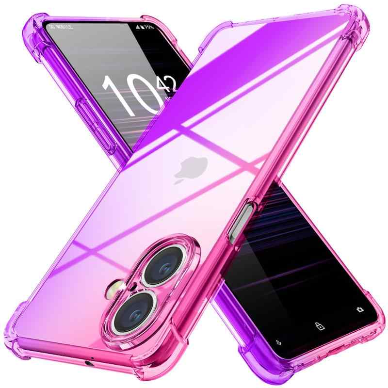 Rakuten - iPhone 16 用 ケース クリア 薄型 グラデーション色 ケース 軽量 tpu 耐衝撃 スマホケース 透明 米軍MIL規格取得 おしゃれ 黄変防止防塵一体型 人気 アイフォン 16 用 携帯カバー MD-JBK-054