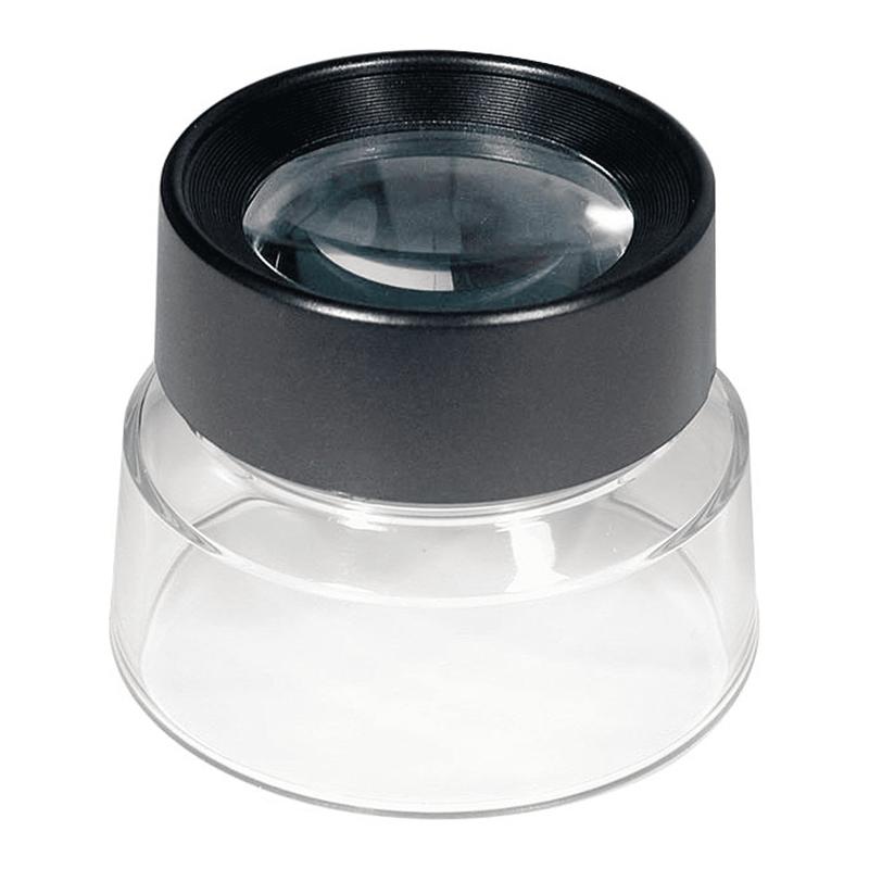 MAGDEPO アイルーペ 倍率10倍 ジュエリールーペ 宝石鑑定用 時計修理用 色校正 精密作業などの細かい作業に 小型ルーペ 携帯用