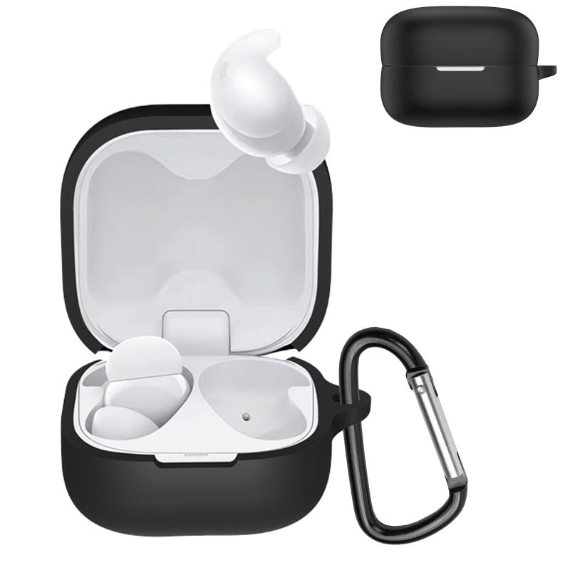 YAODLE For LinkBuds Fit/WF-LS910N ケース ソニー(SONY)LinkBuds Fit/WF-LS910N ケース 装着充電可能 耐衝撃 キズ防止 防水 防塵 カラビナ付き 紛失防止