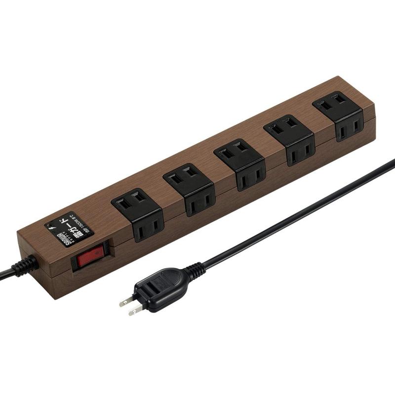 サンワダイレクト 電源タップ マグネット付 10個口 700-TAP044