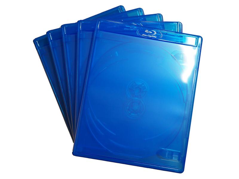 (KGシリーズ） ブルーレイケース 3枚収納 5PACK / クリアブルー / 【15mmサイズ】 【ロゴ：Blu-rayDisc】 【3枚収納】商品サイズ：H172×W136×D15mm（素材：ポリプロピレン）表紙カバーサイズ　参考値：150×270mm（参考値）収納枚数：ディスク×3枚カラー： クリアブルーロゴマーク：有