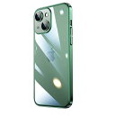 Eisuiyi iPhone12 iPhone13 iPhone14 iPhone15 iPhone16 クリアケース メッキ ハードケース 指紋防止 汚れにくい スリム ワンピースカメラ保護 アイフォン12 13 14 15 16 16eカバー 薄型