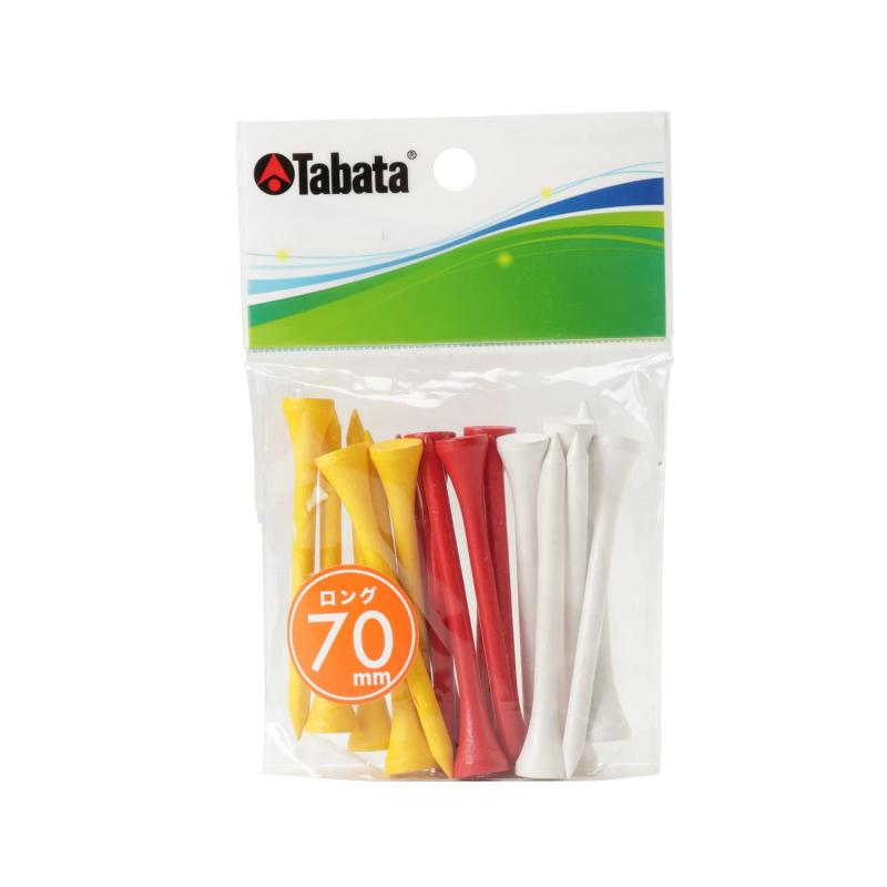 Tabata(タバタ) ゴルフ ロングティー ティー ウッドティー ロング プロスリムロング 白木 ニス