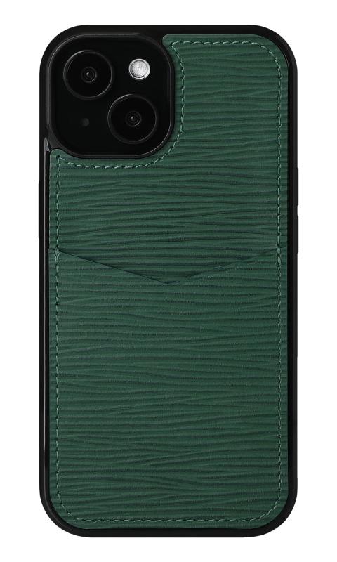 エンボスレザー 本革 スマホケース iPhone 互換性 対応ケース 波模様 型押しレザー カード入れ グリップ 落下防止 滑りにくい