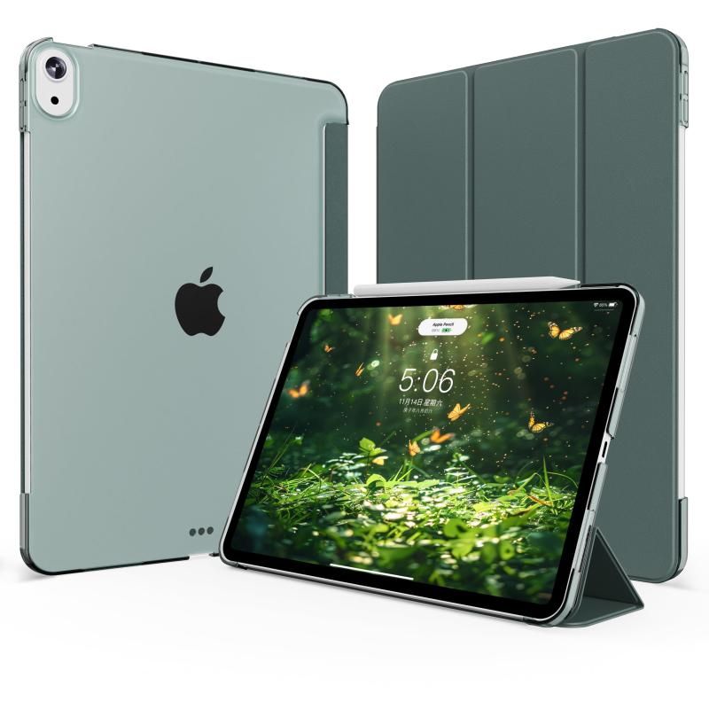 SQQSOOZ iPad Air 7/6/5/4世代 半透明 ケース-（20089）