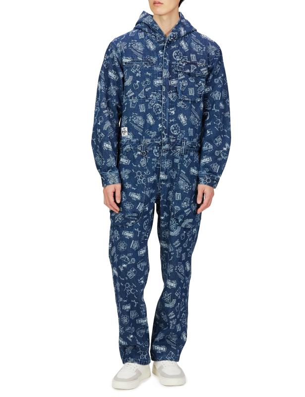 [チャムス] アウター Beaver Hooded Jump Suit メンズ