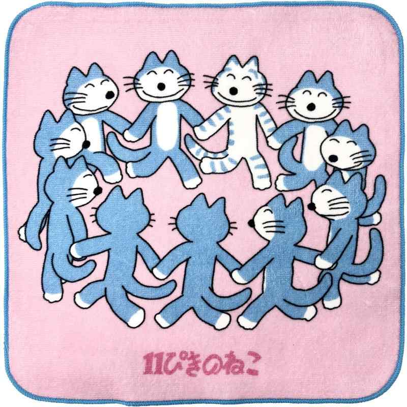 Rakuten - 林(Hayashi) ミニタオル 約25×25cm 11ぴきのねこ