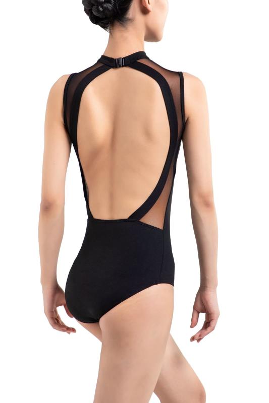 [s.lemon] ハイネックチュールバックレスバレエ 新 体操 の レオタード 大人