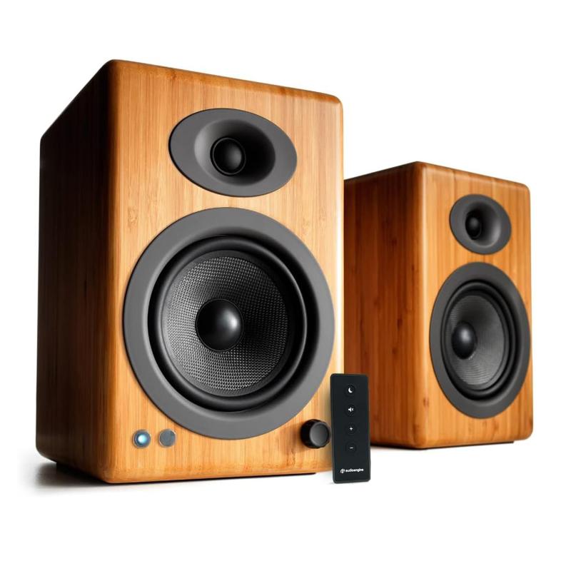 Audioengine オーディオエンジン A5＋ワイヤレス・パワードスピーカー l Bluetooth aptX HD対応・24bit DACアンプ内蔵