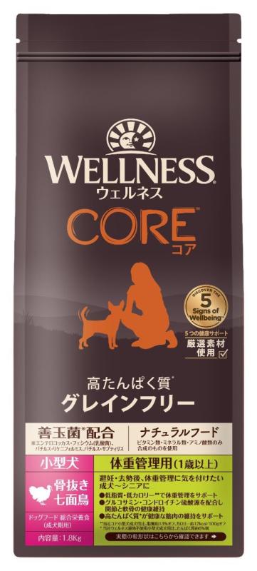 乐天商城 - ウェルネスコア(穀物不使用・高たんぱく質)小型犬体重管理用(1-6歳)骨抜き七面鳥