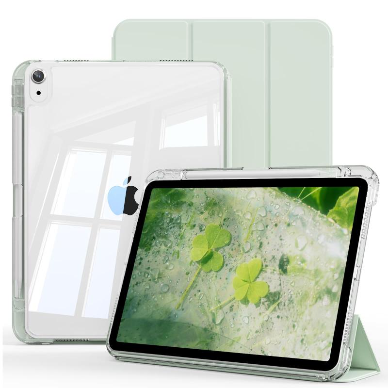 乐天商城 - KTGGHG iPad Air 11インチ 第7/6世代(M3/M2、2025/2024) iPad Air 第5/4世代 2022/2020 10.9インチ 横置＆縦置 透明ハードケース lc-20200