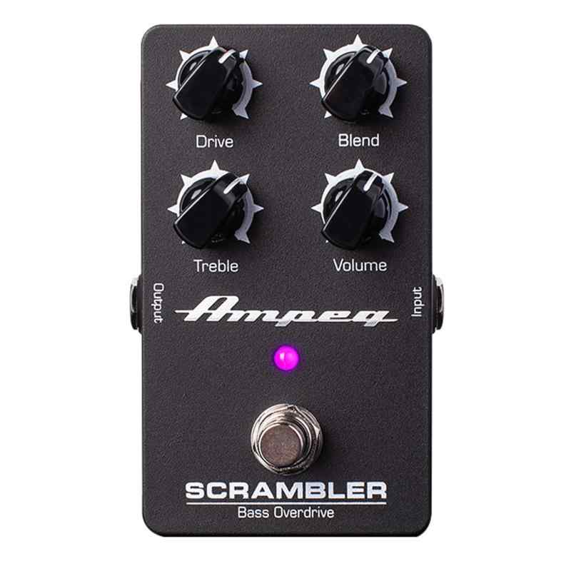 AMPEG エフェクター SCRAMBLER伝統的なAmpegの迫力、歪み、そして低音感を提供独立したドライブとブレンド（ウェット／ドライ）コントロールトレブルとボリューム・コントロールトゥルー・バイパス、驚異的なS/N比のアナログ設計9V DC電源もしくは電池を使用可能（別売）