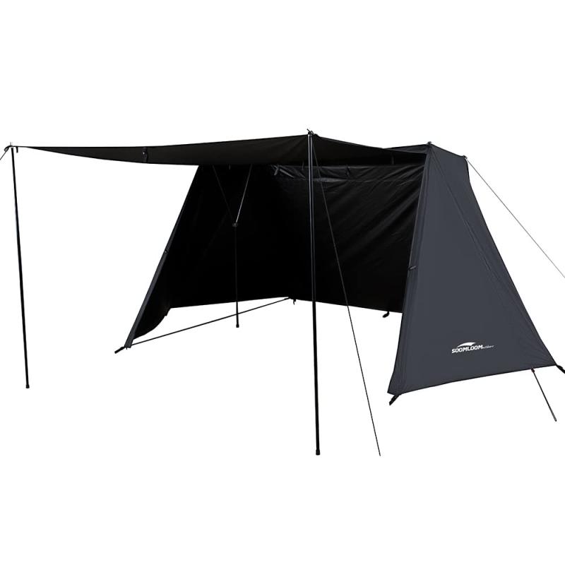 SoomloomY字型テント Capture tent 4.0/1.0家庭/カップル/ソロキャンプ4・1人用 軽量 快適さ アウトドアキャンピング 210Tポリエステル防水 日除け 防風 日陰濃い 多機能