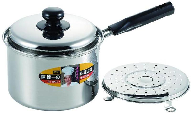 Rakuten - 陳 建一 IH200V対応 片手兼用鍋 16cm・目皿付き CK-069R