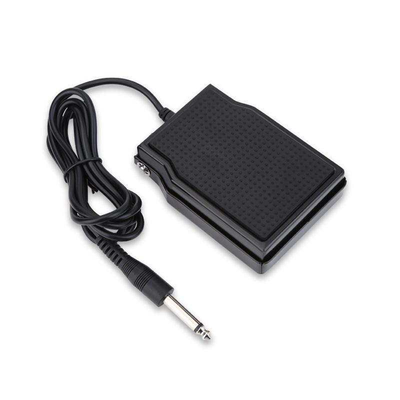 電子キーボード サスティンペダル SP-20 デジタルピアノ ダンパーペダル フットスイッチ MIDI支持 電子ドラム 適用 滑り止め防震信号よい低ノイズ スチール+シリコン材 2色(ブラック)