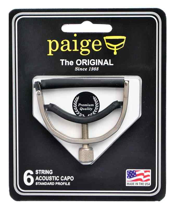 PAIGE CAPO (ペイジカポ) カポタスト P-6Nアコースティックギター用カポタストオリジナル・ペイジカポサテン・ニッケルカラー商品画像には使用イメージ等が含まれます。商品説明に明記するもの以外は付属しませんのでご注意ください。