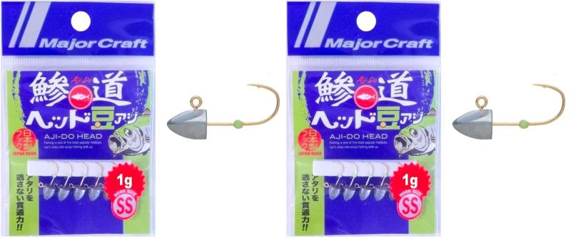 Rakuten - メジャークラフト アジングジグヘッド 鯵道ヘッド 豆アジ SS AD-HEAD 1/SS