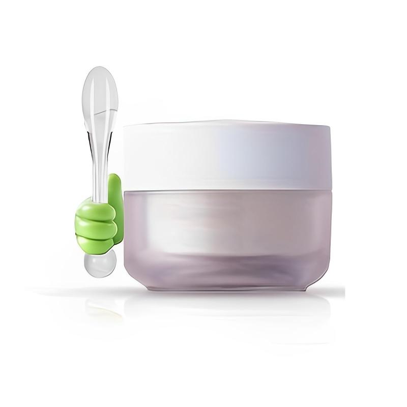 Snugly スパチュラ メイク 化粧品用 アクリル製 スパチュラ 3本セット 【親指型フック付き】 ヘラ ミニサイズ 美容 クリーム ジャータイプ用 メイク スキンケア ネイル アイクリーム ヘラ