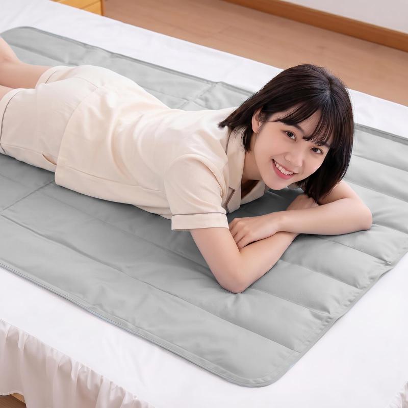 AUTVIVID ひんやりマット クールマット 冷感ジェルマット 140*90cm 防水・防菌・防カビ 瞬時冷却 接触冷感 涼感寝具 クール寝具 ひんやり敷きパッド 冷却マット 冷却パッド 冷感パッド シングル