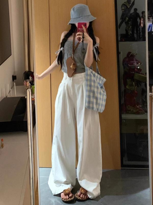 ジーンズ レディース 秋冬 デニム パンツ ジーパン ズボン 拖地 長ズボン ホワイト ボトムス ワイドパンツ ルーズフィット ハイウエスト 厚手 暖かい 伸縮 ストレッチ 脚長 美脚 カジュアル 普段使い 通勤 通学 デイリー
