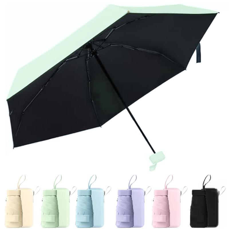 Rakuten - ブランド[M2Ma] 日傘 折りたたみ傘 軽量 コンパクト 晴雨兼用 折り畳み日傘 UVカット 100 遮光 遮熱 傘ケース付き