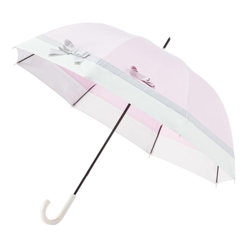 Rakuten - 【ムーンバット】エスタ 日傘 長傘 一級遮光 UV 晴雨兼用リボン 31-230-30219