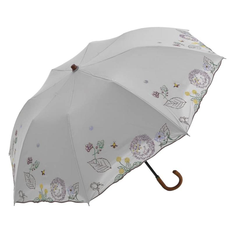 Rakuten - [シノワズリーモダン]日傘 晴雨兼用 ショート折りたたみ 逃熱 かわず張り 1級遮光 遮熱 涼しい